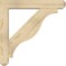 Ekena Millwork Funston Craftsman Rough Sawn Bracket w/ Offset Brace, Douglas Fir, 6"W x 32"D x 32"H BKT0604X32X32FST04RDF - alternate 3